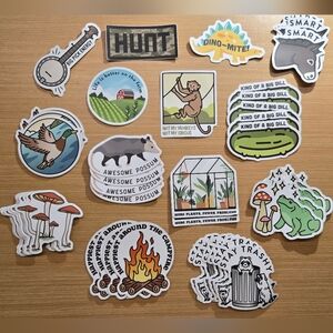 Lot of 47 High Quality Stickers by Stickers Northwest Inc Funny PNW Inspired